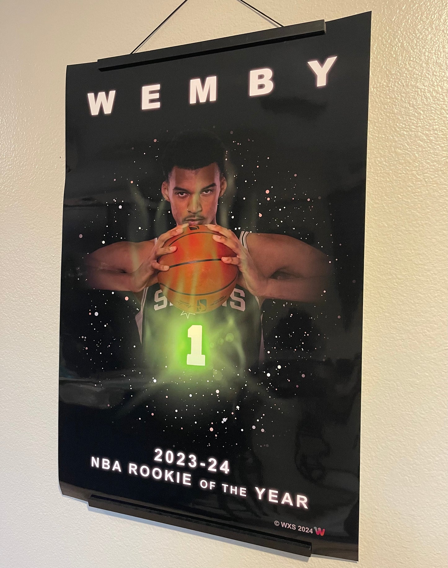 Wemby Alien Rookie Poster