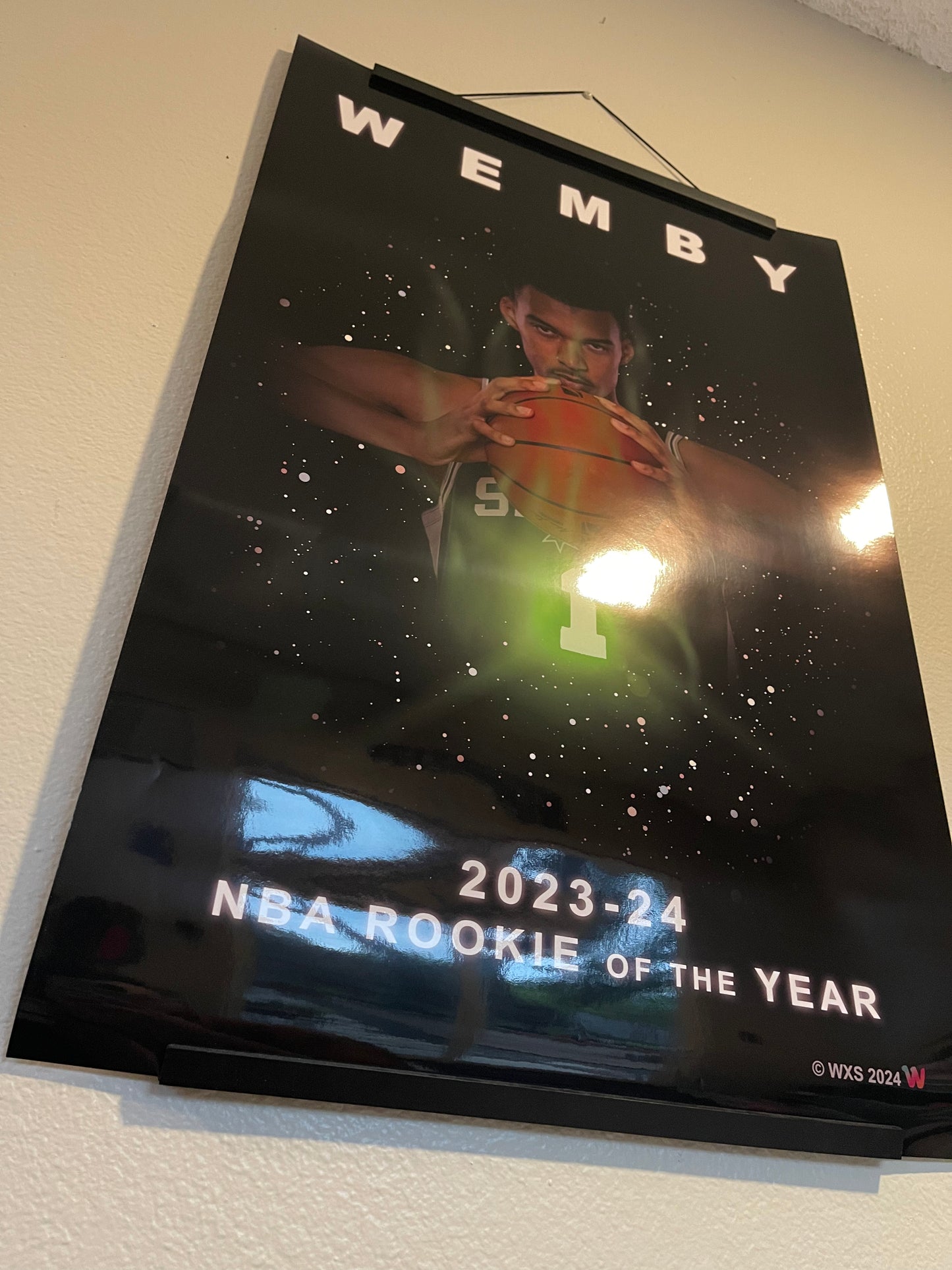 Wemby Alien Rookie Poster